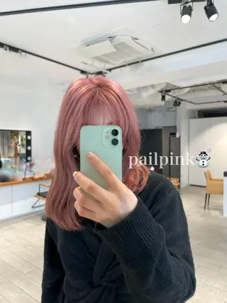カラー 梅本 佳奈のヘアスタイル