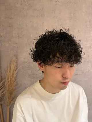 ショート パーマ mulum所属・ボブパーマ/ ウルフパーマ原科🪴のヘアスタイル