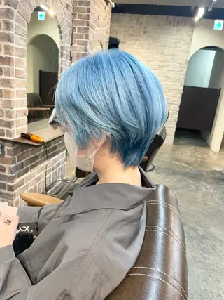 ショート カラー ACROあべの店所属・艶カラー/インナー /グラデ/大西小百合のヘアスタイル