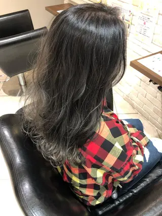 ロング カラー 韓国風ヘア♡ runaのヘアスタイル