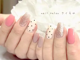 ネイル さくらや❤ パラジェル使用のネイルデザイン