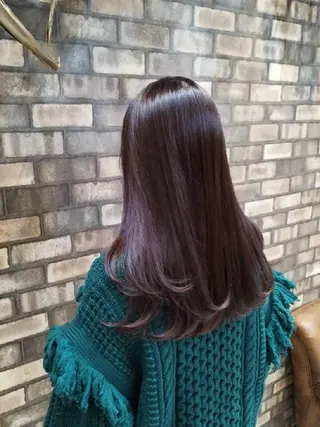 ロング カラー ヘアアレンジ 艶髪×美髪✨ newi八王子のヘアスタイル