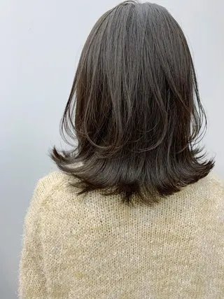 ミディアム カラー パーマ ヘアアレンジ N° 秋田店【ナンバー】のヘアスタイル