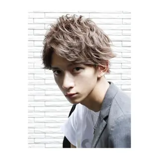 ショート パーマ ヘアアレンジ メンズ new.本川越店所属・くせ毛多毛特化 高橋　淳のヘアスタイル