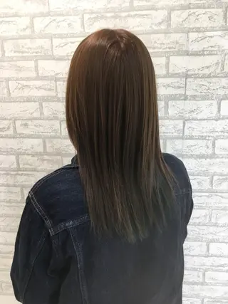 セミロング カラー NYNY四條畷店 森 亮人のヘアスタイル