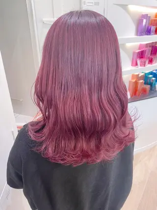 ロング カラー 個性派/ブリーチ ＊ほのかのヘアスタイル