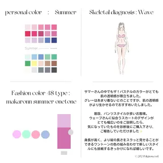 パーソナルカラー🥐 顔タイプ🥗yuriのその他イメージ