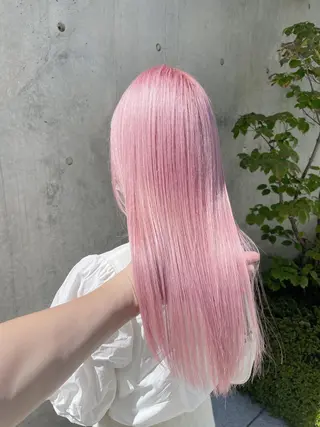 ロング カラー ヘアアレンジ メンズ キッズ 【ブリーチ】色落ち* お任せ🎀俊介のヘアスタイル