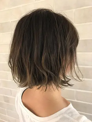 ショート カラー 艶髪カラー&ウルフ フルカワ ヒロズミのヘアスタイル