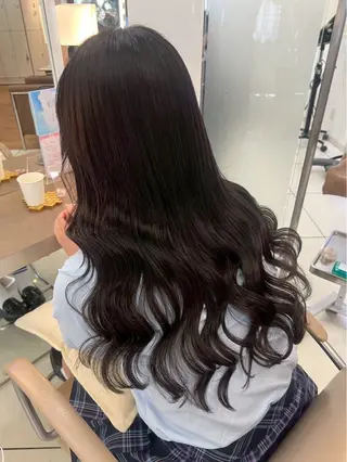 ミディアム カラー 💎ハイトーン/ シールエクステ💎のヘアスタイル