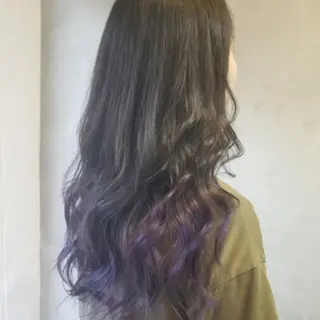 ロング カラー Le Lien カジのヘアスタイル