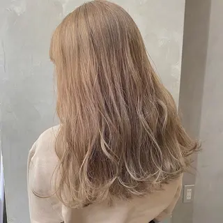 ロング カラー CLUTCH天王寺 西藤遥河のヘアスタイル