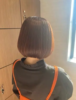 ショート カラー 森 千風優のヘアスタイル