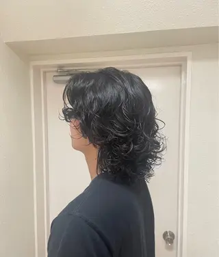 パーマ メンズ 東 航平のヘアスタイル