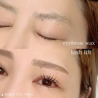 アイブロウ WHITE  EYE mao🤍🏹のマツエク・マツパデザイン