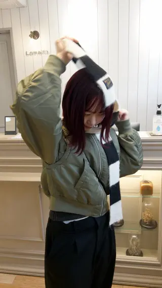 ショート カラー じゅわっと暖色カラー 🍊Moemiのヘアスタイル