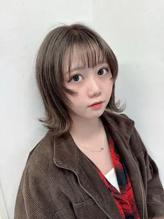 ミディアム 汐見 悠佑のヘアスタイル