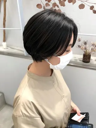 ショート 柏木  彩花のヘアスタイル