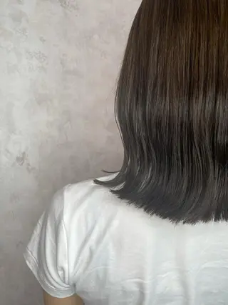 ミディアム かめい りなのヘアスタイル