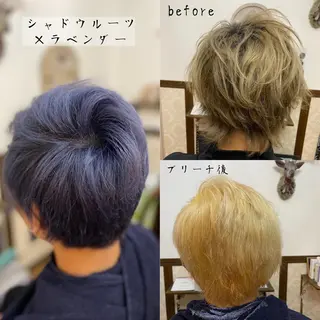 ショート カラー GOLD BLACK所属・究極の艶髪! 艶神!大矢祥央のヘアスタイル