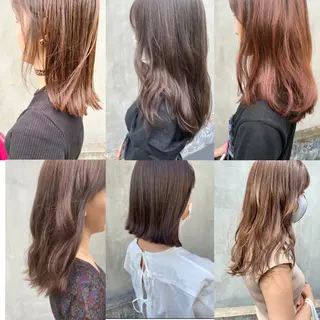 ミディアム カラー パーマ ヘアアレンジ メンズ キッズ ネイル マツエク・マツパ Uil所属・インナーカラー/ KANAのヘアスタイル