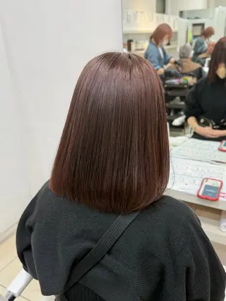 ミディアム カラー 🤎ベージュカラー/ 髪質改善/山岸🤎のヘアスタイル