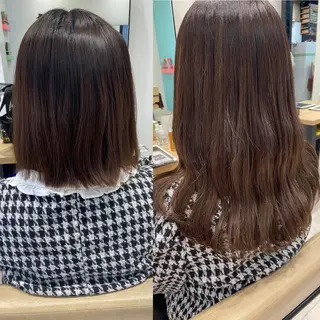 ロング カラー 新宿/韓国ヘア 中明度カラー/かやのヘアスタイル