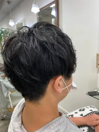 ショート メンズ Aloa登戸所属・武田 学のヘアスタイル