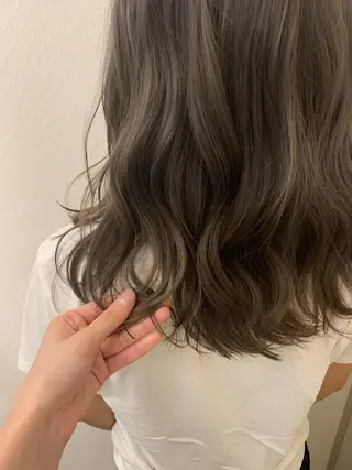 カラー unico.所属・韓国ヘア/暖色カラー 新美多英のヘアスタイル