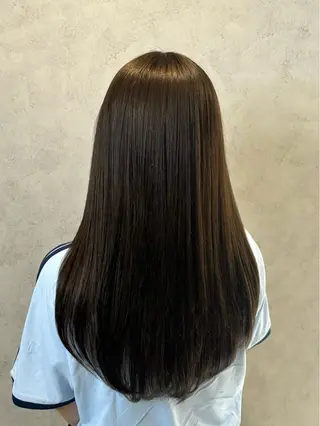 ロング カラー 井上 美夢のヘアスタイル