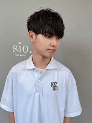 メンズ 西新/siohair 似合わせ/石尾刻矢のヘアスタイル