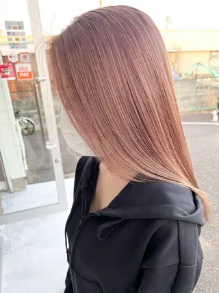 ロング 𝑭𝒖𝒌𝒂🩶 モテ髪×透明感カラーのヘアスタイル