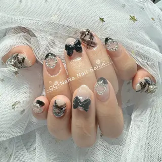 ネイル 💎CC・NaNa 韓国風ネイル🌙Cのネイルデザイン