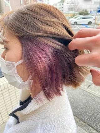 ショート カラー 野呂 隼人のヘアスタイル