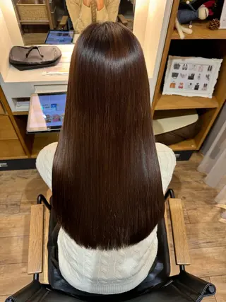 ロング 南 怜奈のヘアスタイル