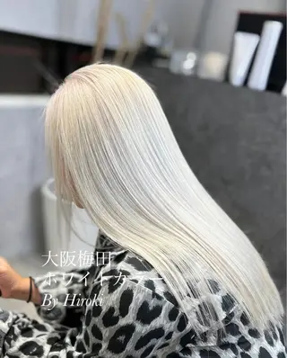 ロング カラー mimiiy梅田 中崎町ハイトーンのヘアスタイル