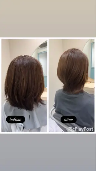 ミディアム 丹野 圭太のヘアスタイル