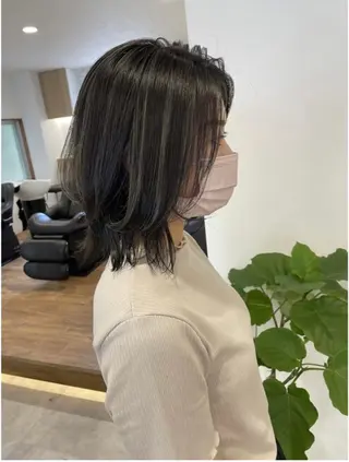 ミディアム カラー Loem【ロエム】所属・RINA 【Loem】のヘアスタイル