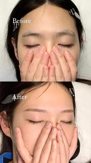 メンズ アイブロウ iBROW. 熊見怜奈の眉毛・アイブロウイメージ
