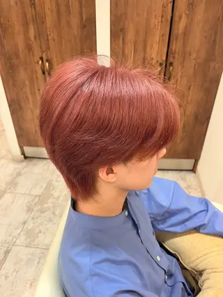 ショート カラー パーマ メンズ 0円カットモデル募集 /瀧澤 陽奈 ☾ᐝのヘアスタイル