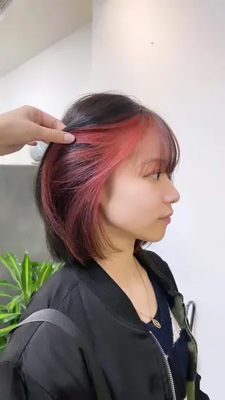 ショート カラー souco/ moenoのヘアスタイル