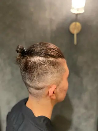 ミディアム パーマ メンズ カット指名No1漆原 聡のヘアスタイル