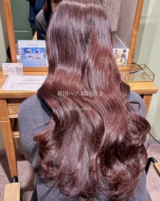 ロング カラー 池田 華怜のヘアスタイル