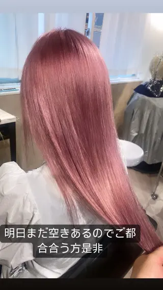 カラー Seleneコウキ ブリーチ/ハイトーンのヘアスタイル