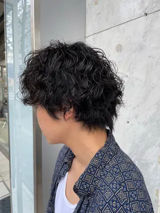 ショート パーマ メンズ 水谷 汐里のその他イメージ