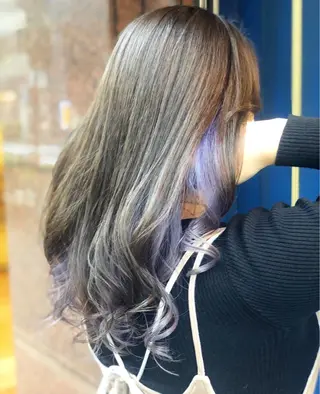 セミロング カラー パーマ ヘアアレンジ 💎清水隆宏💎 TOPSTYLISTのヘアスタイル