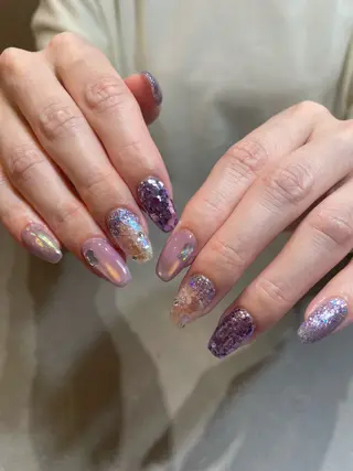 セミロング colorer suuuのネイルデザイン