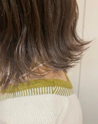 ミディアム 🫧顔周りカット 🫧樫村優香のヘアスタイル