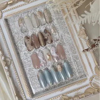 カラー ヘアアレンジ ネイル マツエク・マツパ 松井 亜由美のネイルデザイン