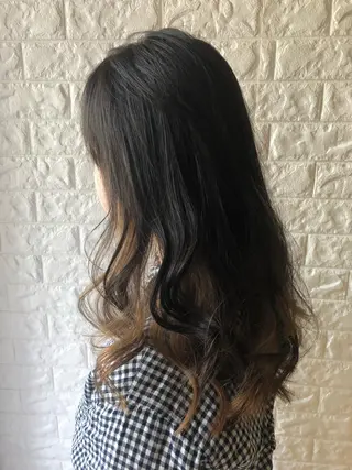 ロング 縮毛矯正/髪質改善 主税巧一のヘアスタイル